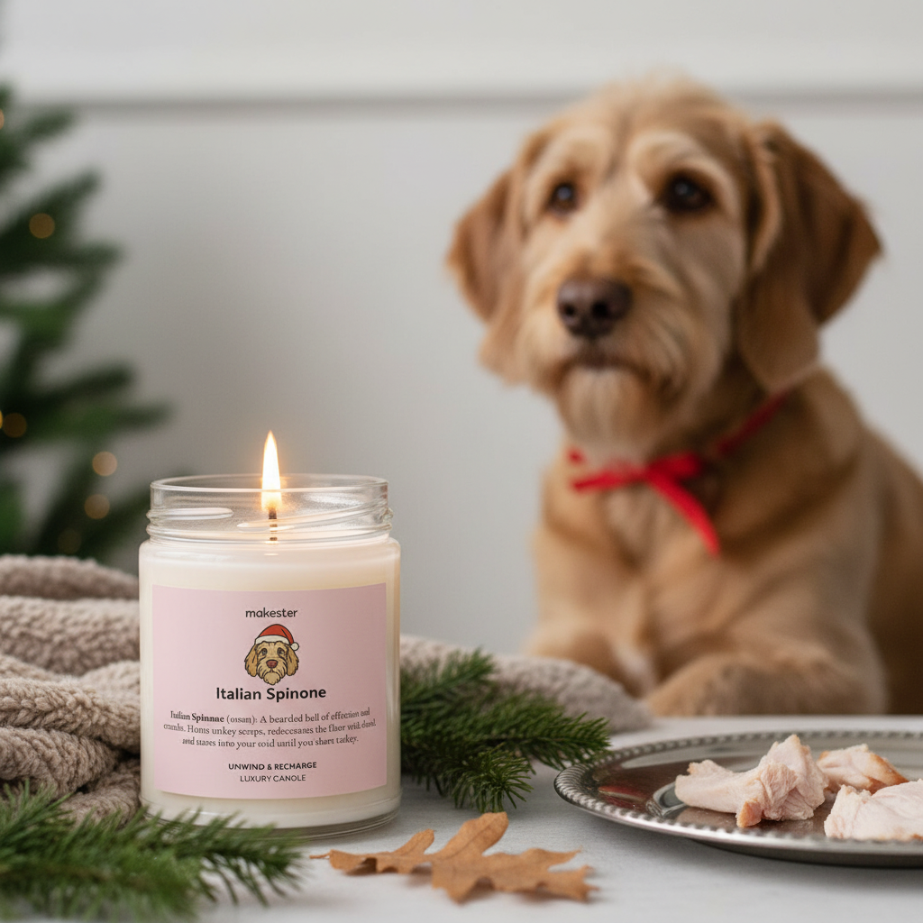 Italian Spinone Christmas