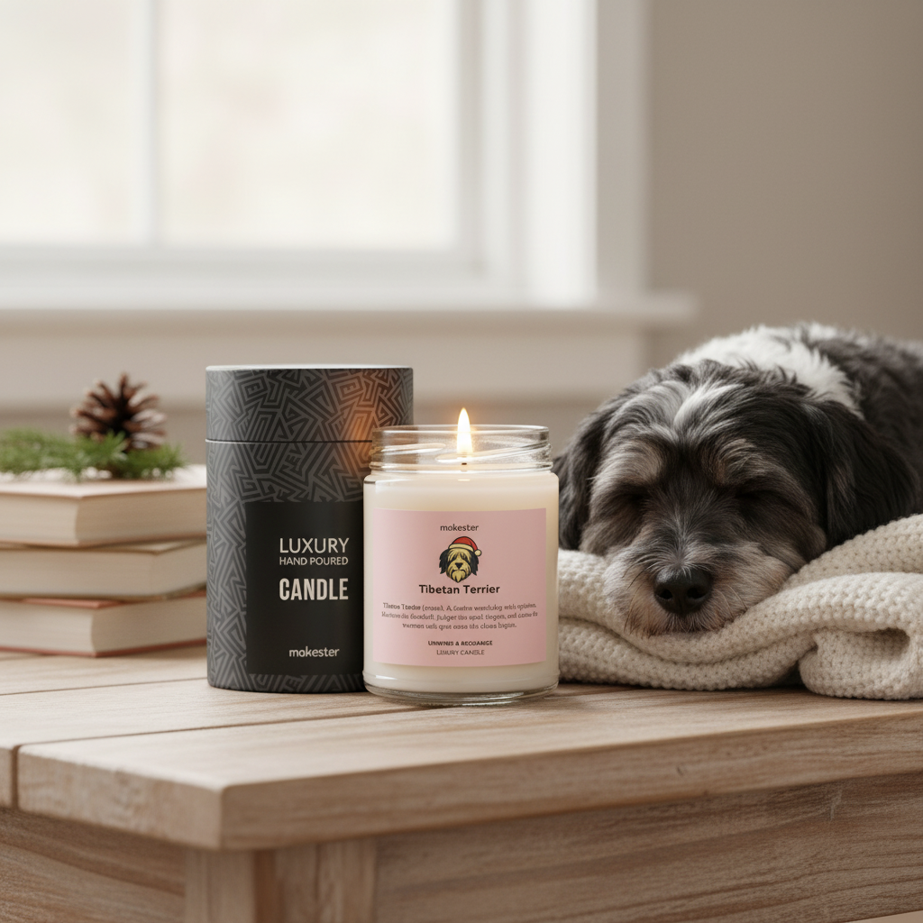 Tibetan Terrier Christmas