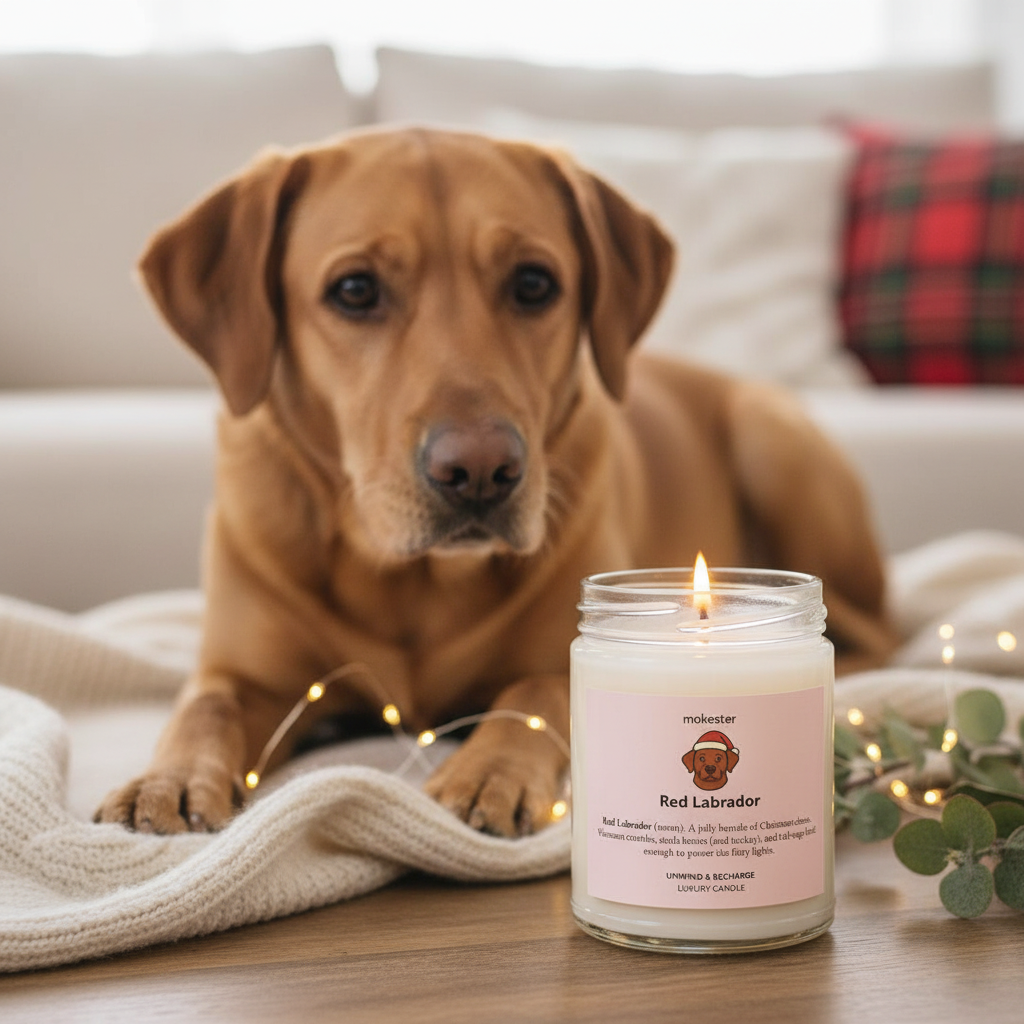Red Labrador Christmas