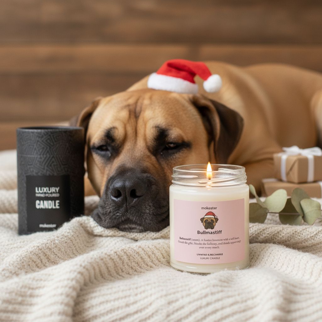 Bullmastiff Christmas