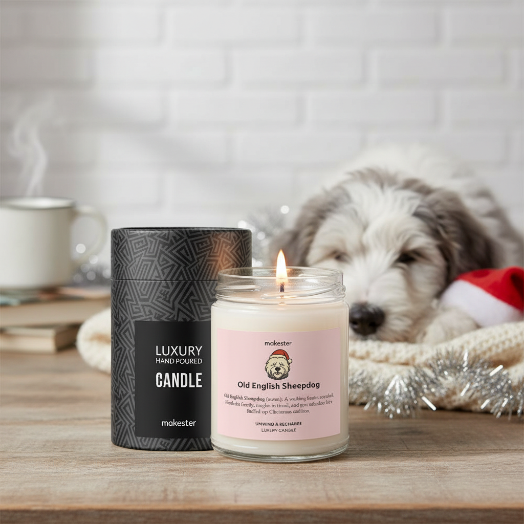 Old English Sheepdog Christmas