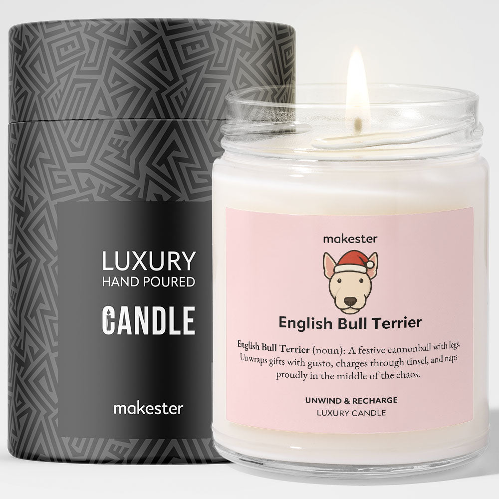 English Bull Terrier Christmas