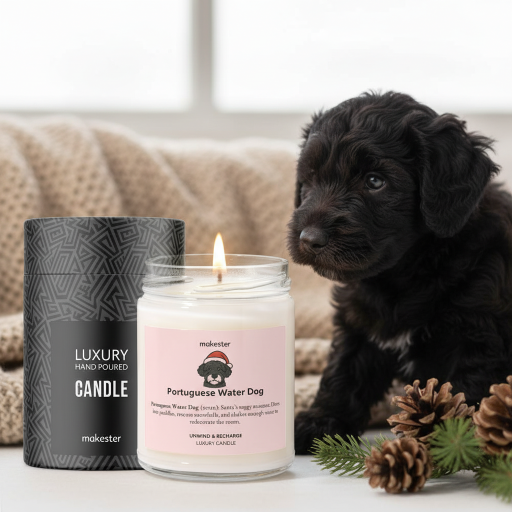 Portuguese Water Dog Christmas