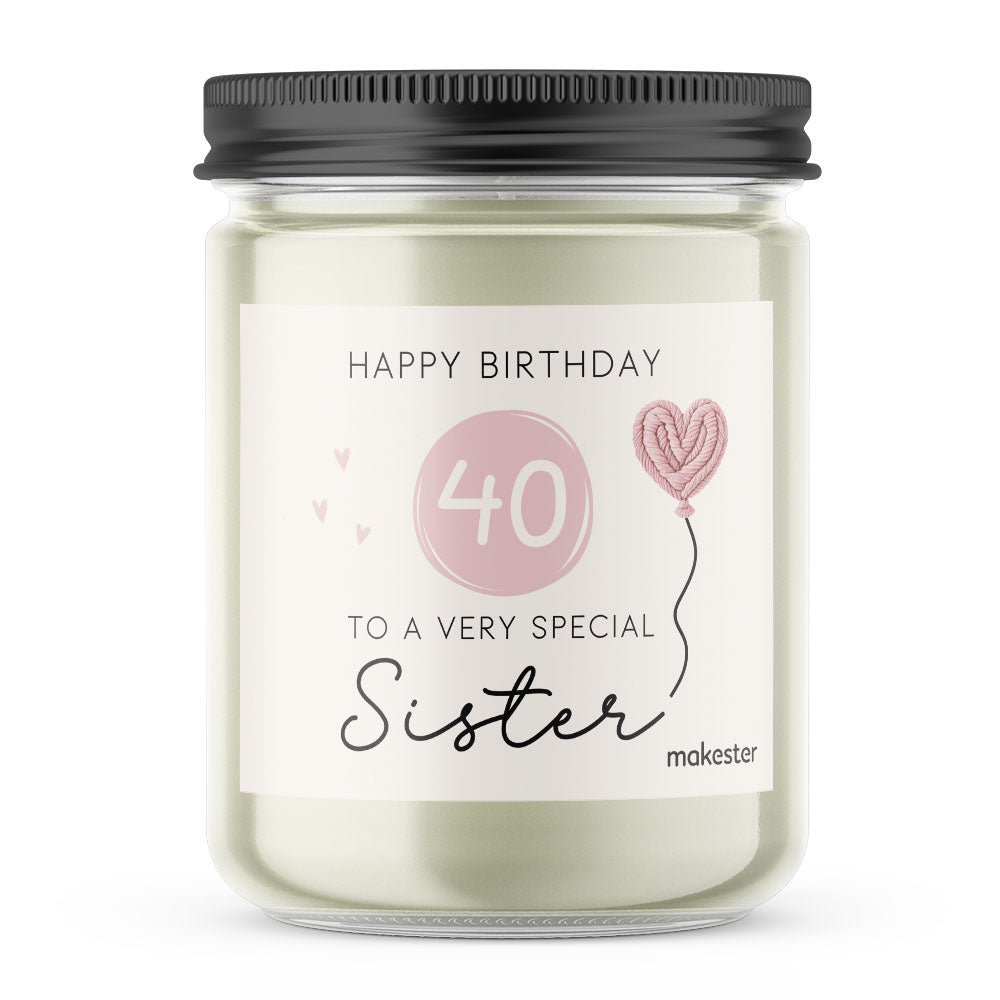 Sister 40th Birthday
