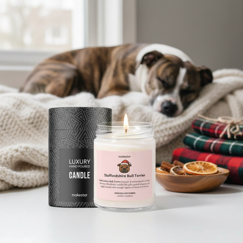 Staffordshire Bull Terrier Christmas