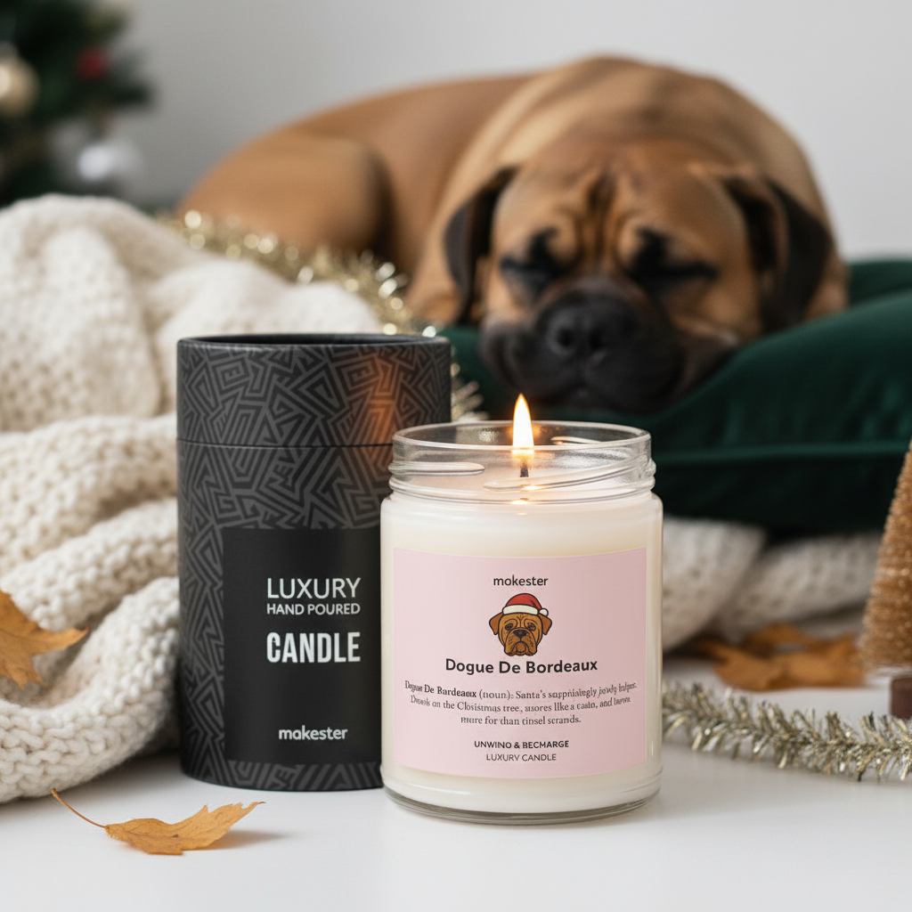 Dogue De Bordeaux Christmas