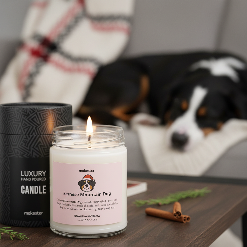 Bernese Mountain Dog Christmas