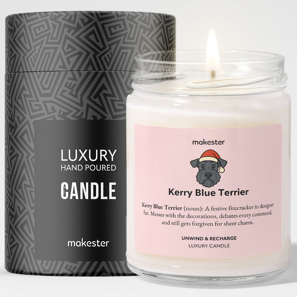 Kerry Blue Terrier Christmas