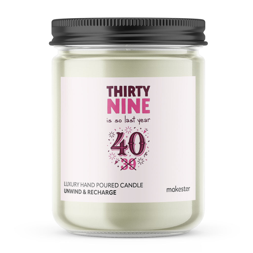 Thirty Nine Is Last Year