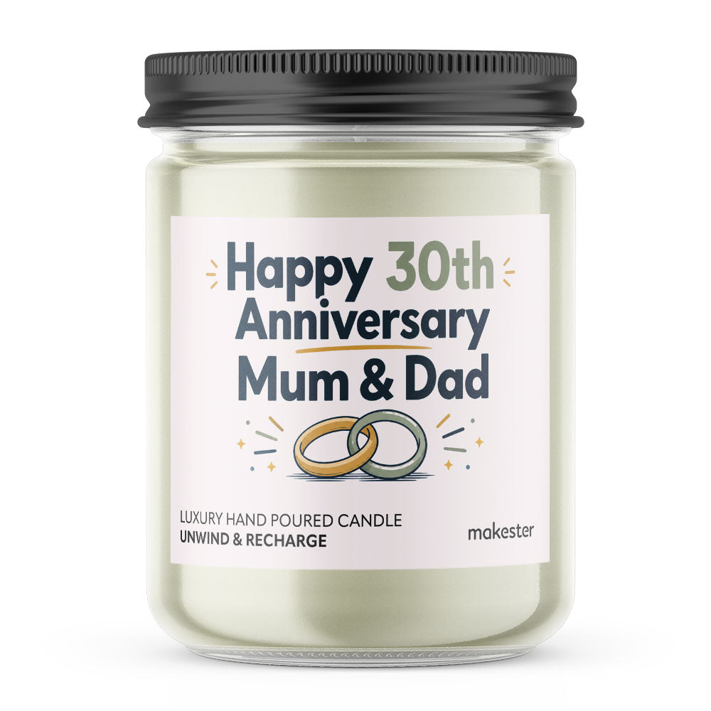 Happy 30th Anniversary Mum & Dad