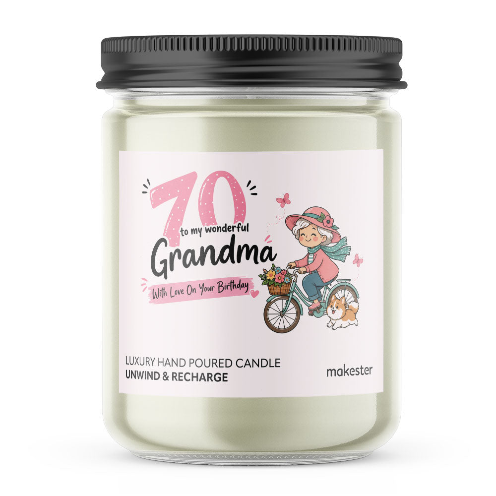 70 To My Wonderful Grandma With Love