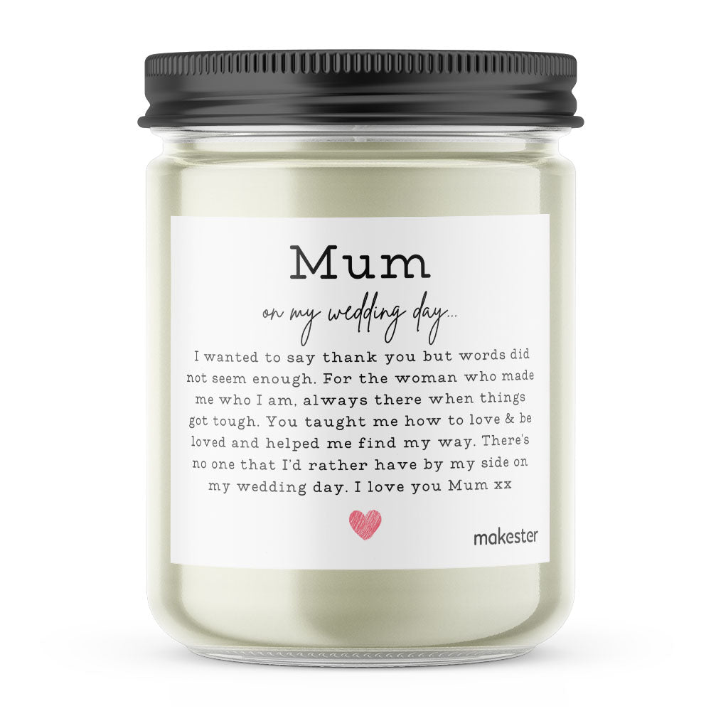 Mum On My Wedding Day