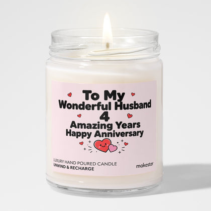 Husband Fourth Anniversary Wonder