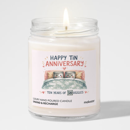 Tin Anniversary Snuggles