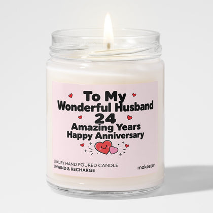 24th Anniversary Husband