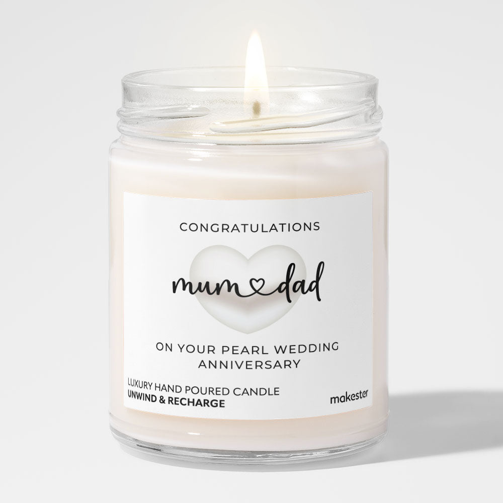 Mum Dad Pearl Wedding