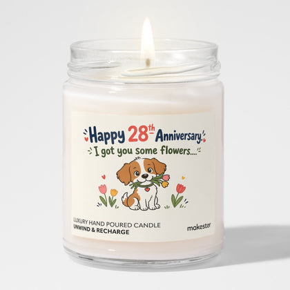 28th Anniversary Flowers