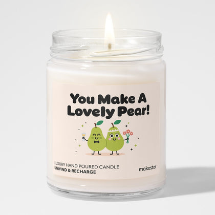 Lovely Friends Pear Candle