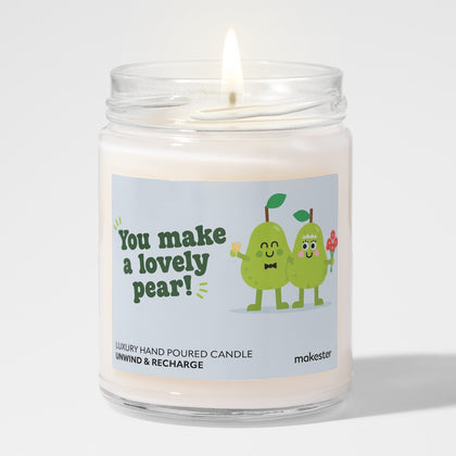 Lovely Friends Pear Candle