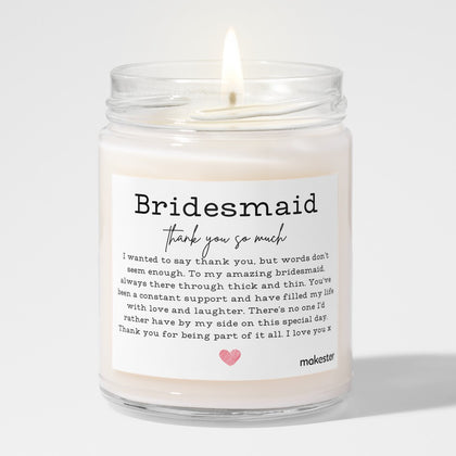Sentimental Bridesmaid