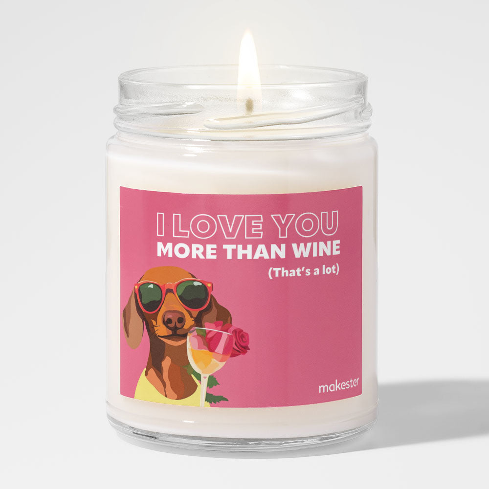 Dachshund Wine Lover