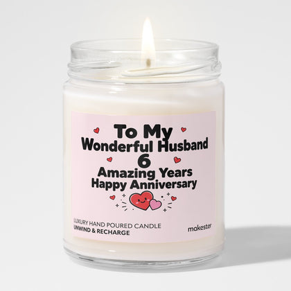 Sixth Year Husband Anniversary