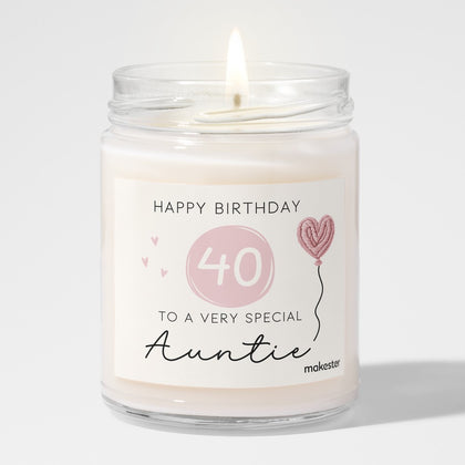 40th Birthday Gifts for Auntie