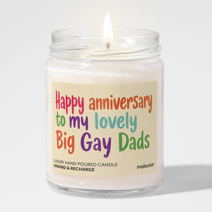 Lovely Big Gay Dads Anniversary