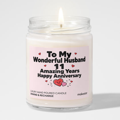 Wonderful Husband Eleventh Anniversary