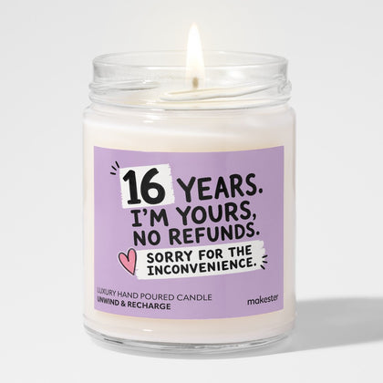 Sixteen Years No Refunds