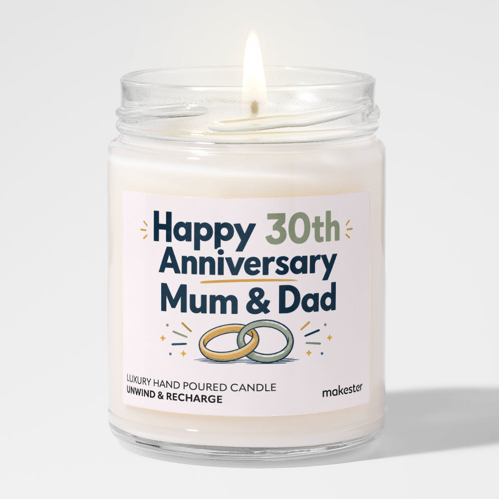 Happy 30th Anniversary Mum & Dad