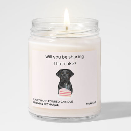 Black Labrador Cake