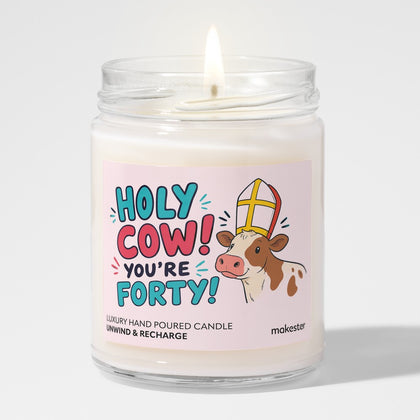 Fabulous 40th Birthday Candle