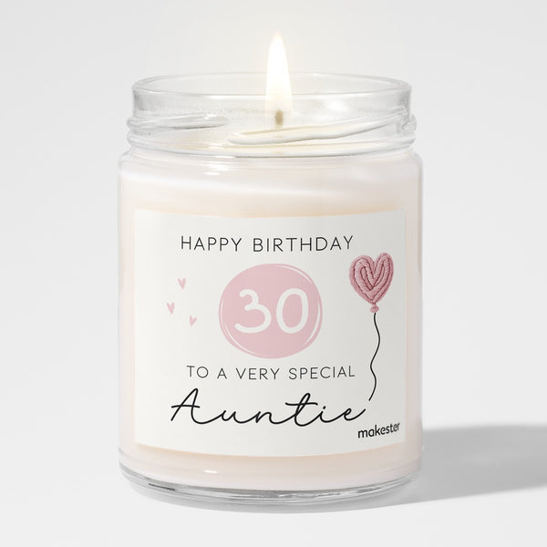 30th Birthday Gifts for Auntie