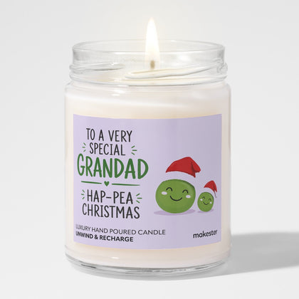 Special Grandad Hap-pea Christmas