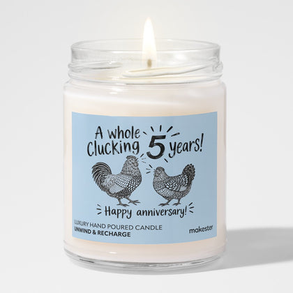 5th Anniversary Chicken Laugh