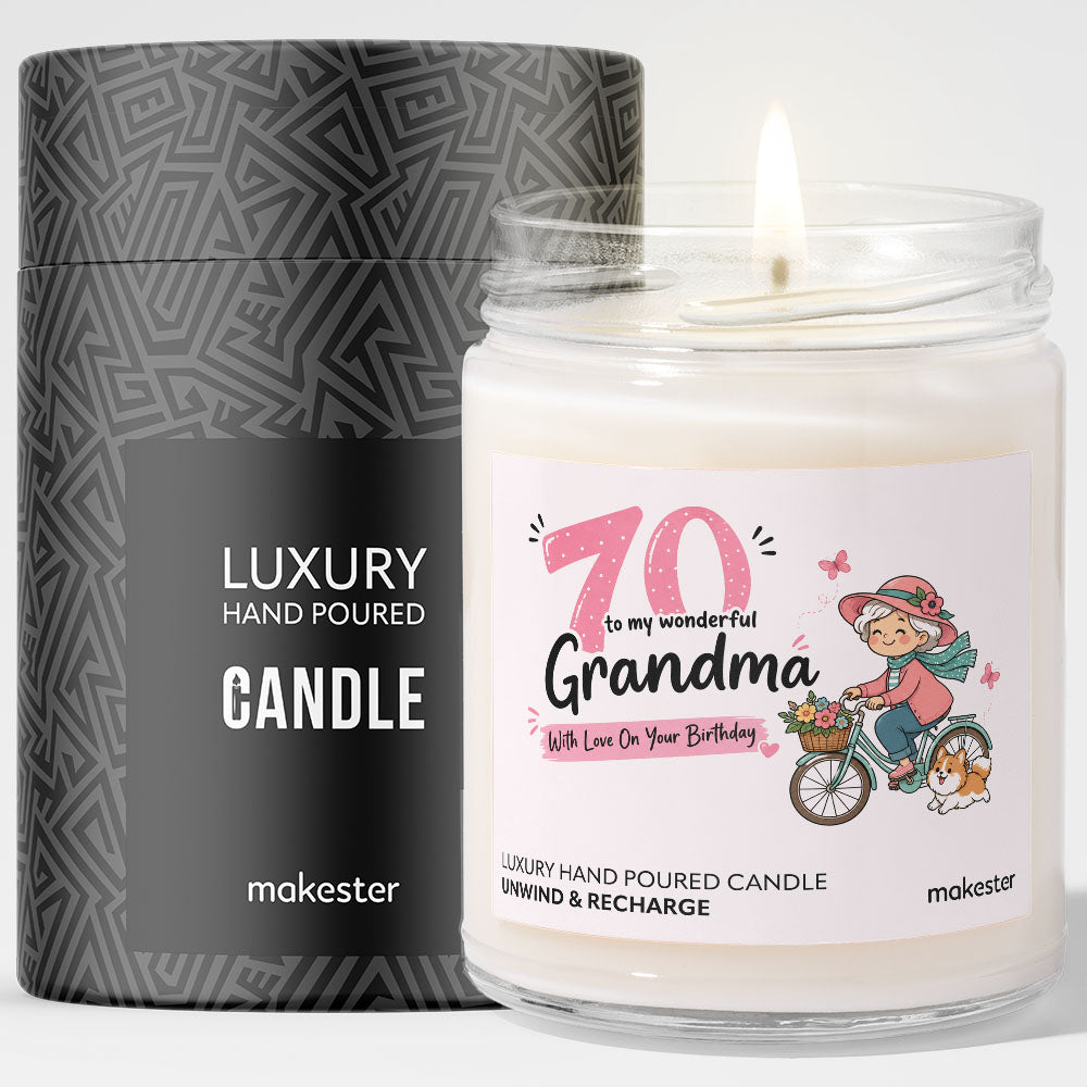 70 To My Wonderful Grandma With Love