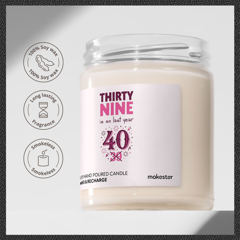 Thirty Nine Is Last Year