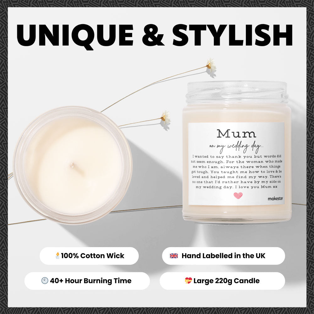 Mum On My Wedding Day