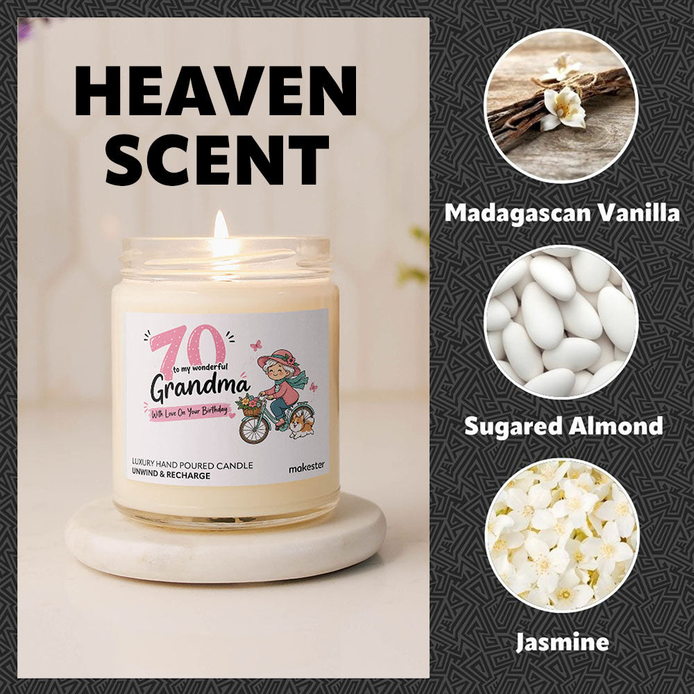 70 To My Wonderful Grandma With Love