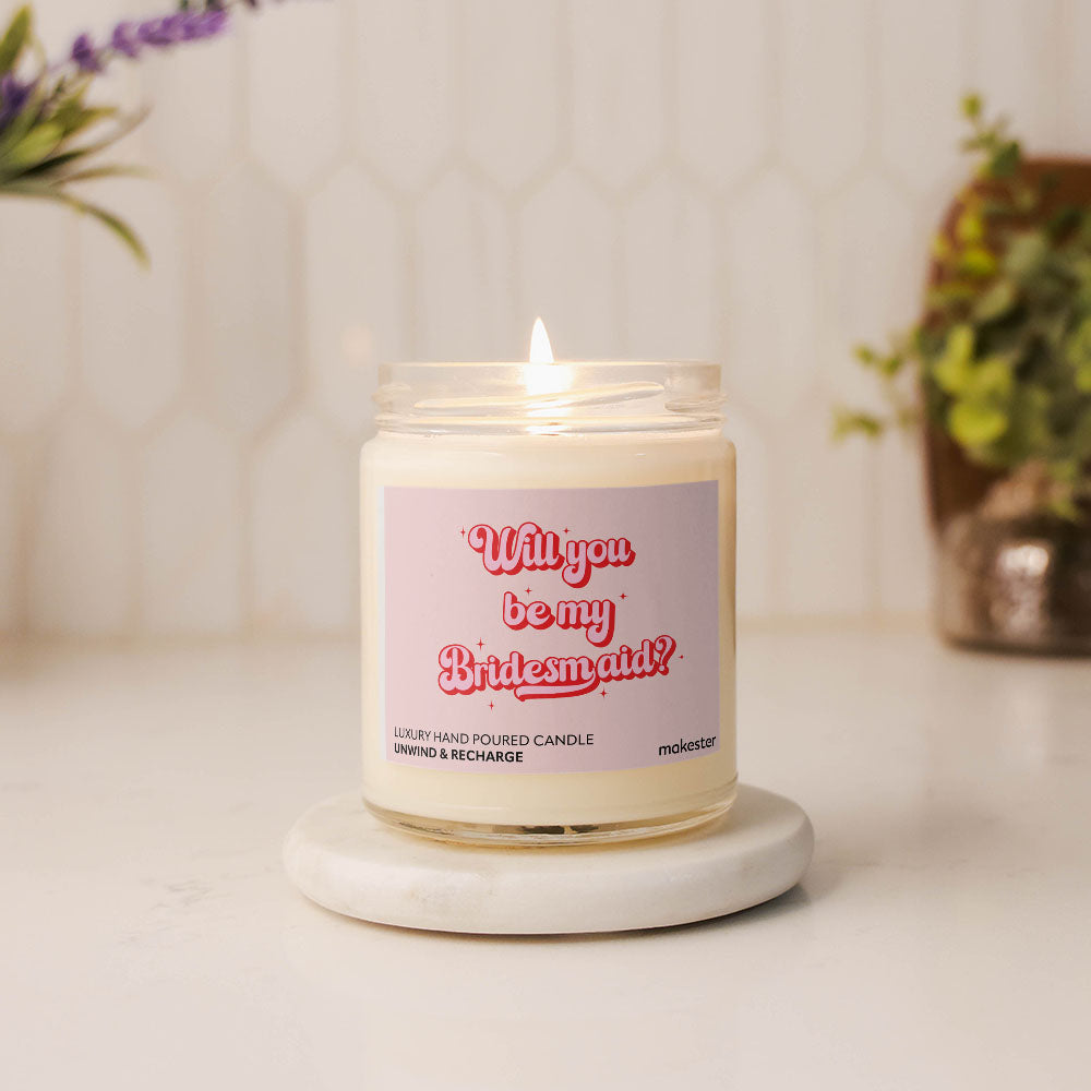 Will You Be My Bridesmaid Retro