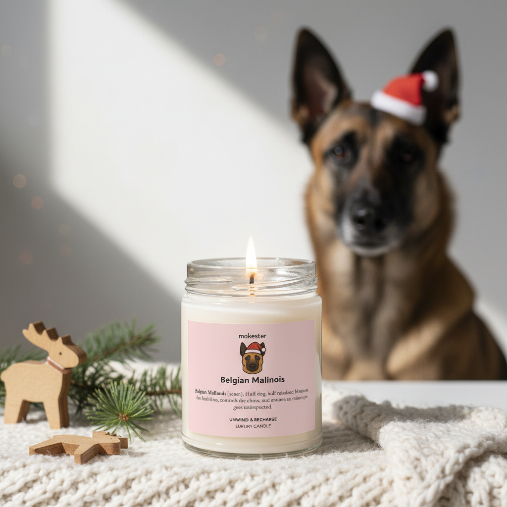 Belgian Malinois Christmas