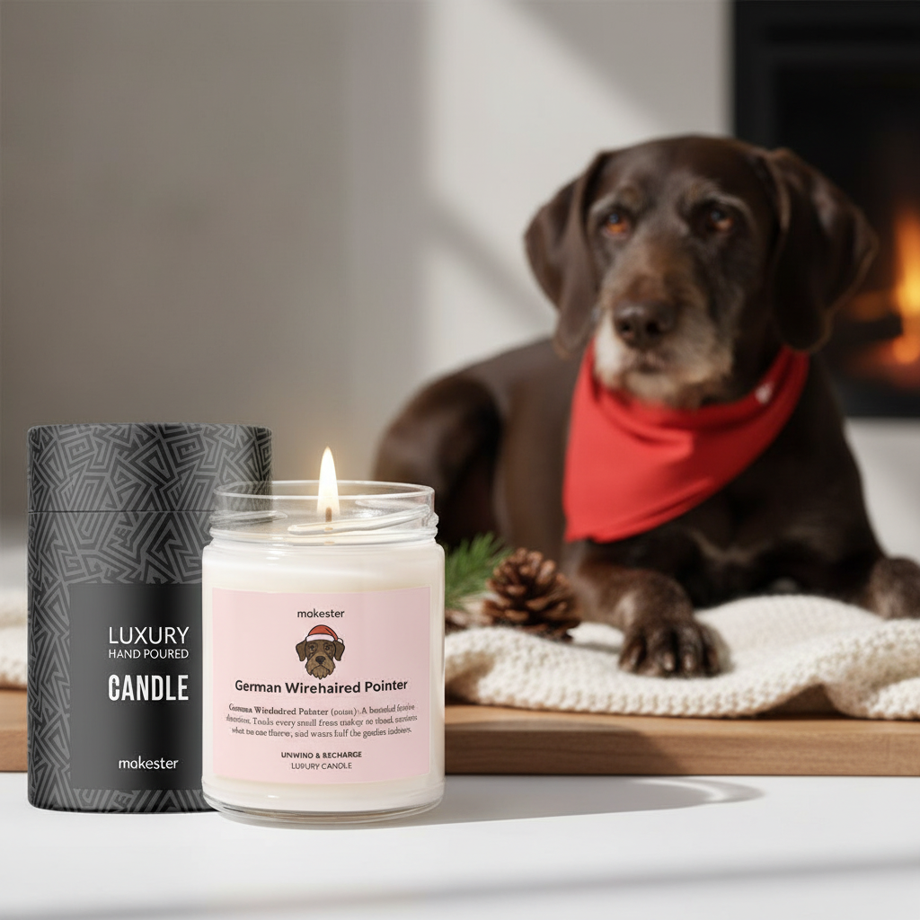 German Wirehaired Pointer Christmas