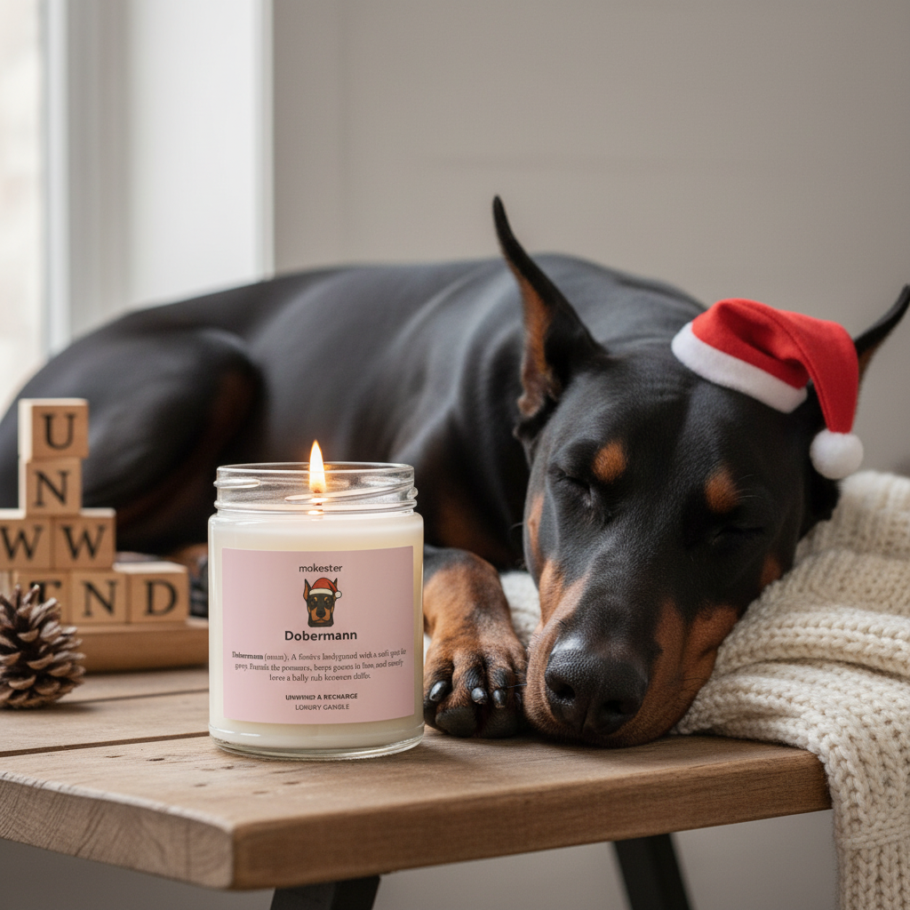 Dobermann Christmas