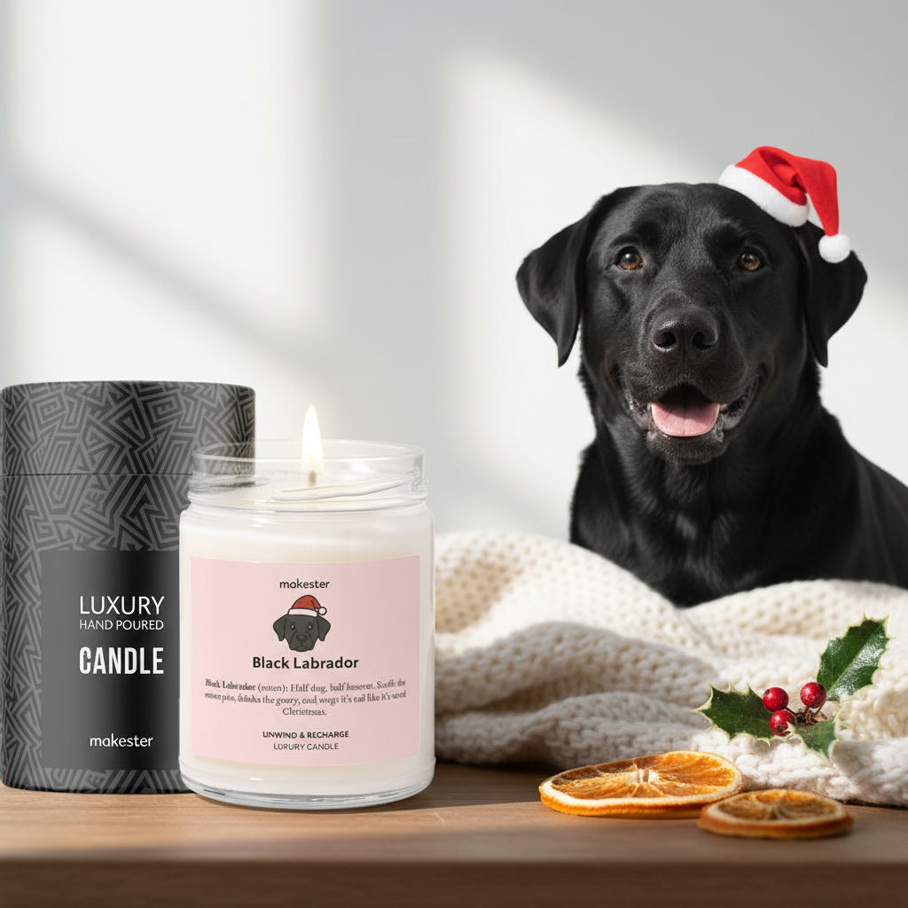 Black Labrador Christmas