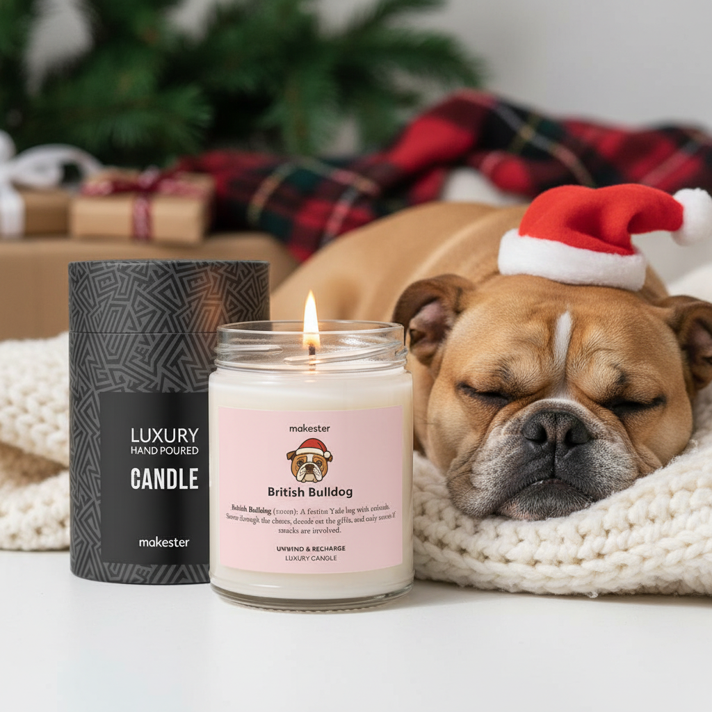 British Bulldog Christmas