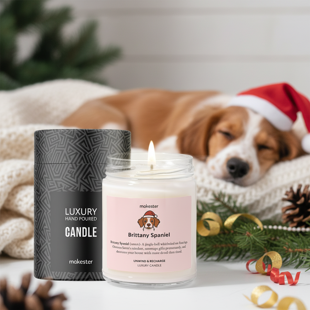 Brittany Spaniel Christmas