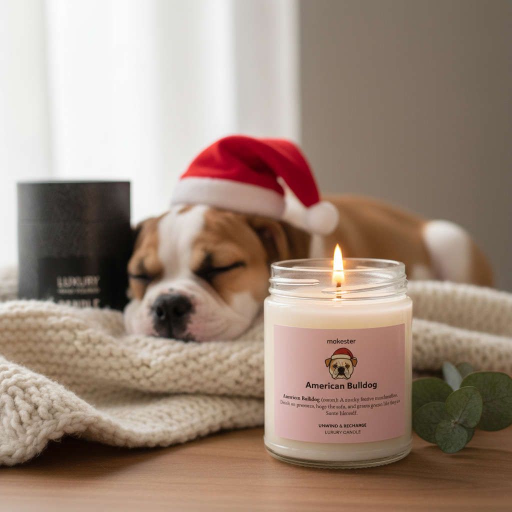 American Bulldog Christmas