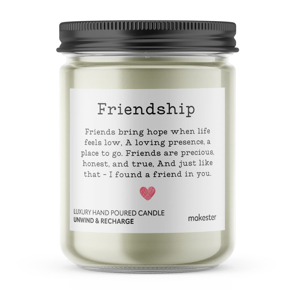 Friendship Sentimental - Makester Candles -