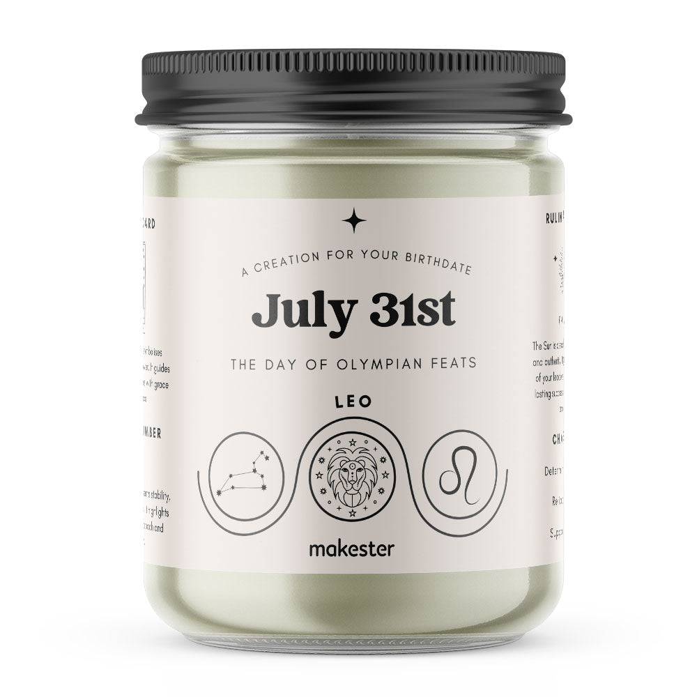 July 31 - Makester Candles -